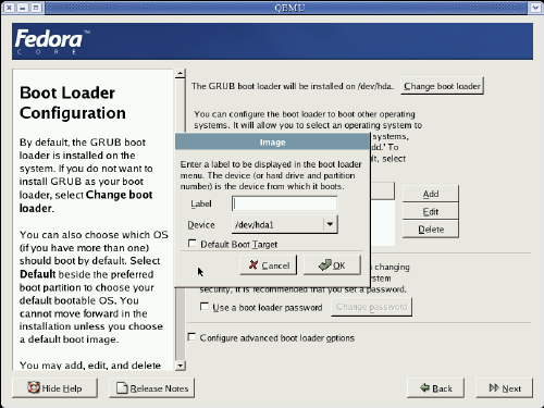 Adding entries to the GRUB boot menu.