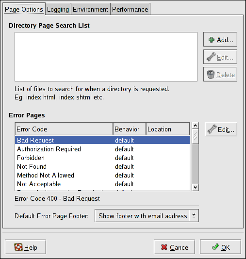 Site Configuration