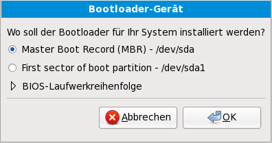 Bootloader-Installation