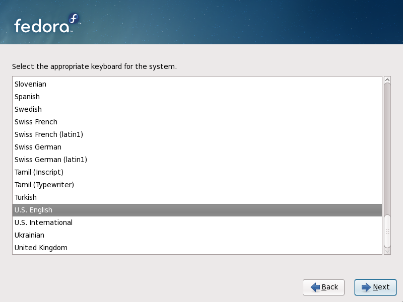 Keyboard configuration. Select 10. Elect 10.