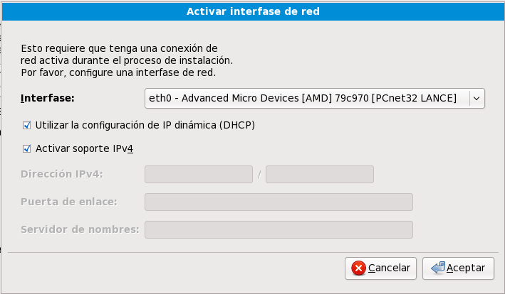 Manual de configuración de red