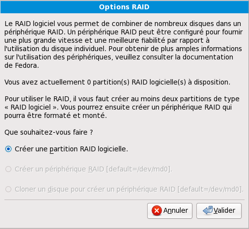 RAID options
