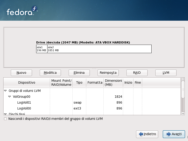 Partizionamento su sistemi x86, AMD64, e Intel 64