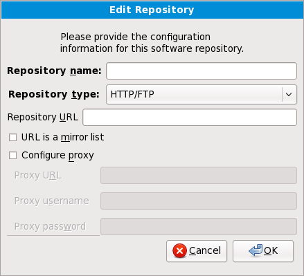 Een software repositorie toevoegen