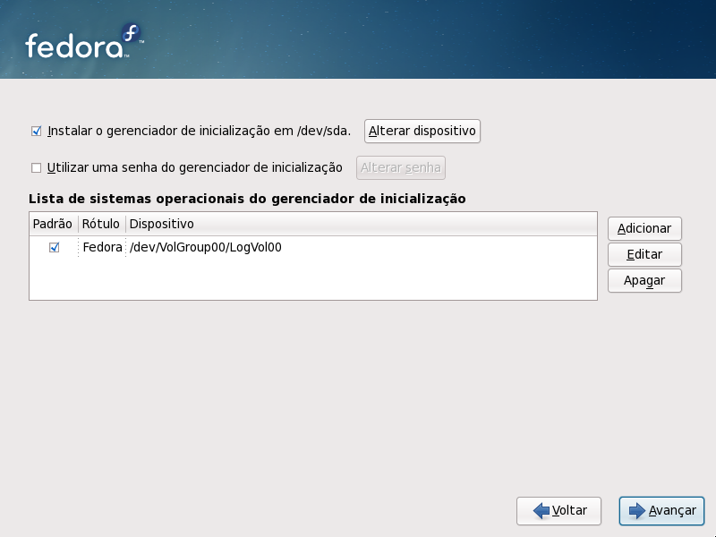 Configuração do Carregador de Inicialização