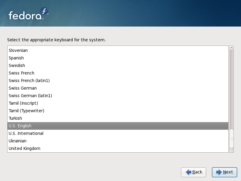 Keyboard Configuration