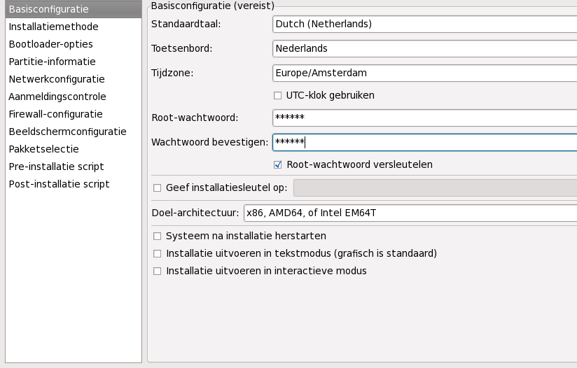 Basisconfiguratie