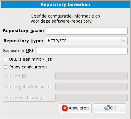 Een software repository toevoegen