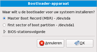 Bootloader installatie