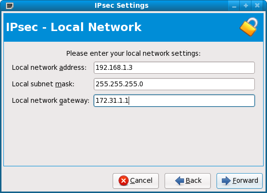 Información de Red Local