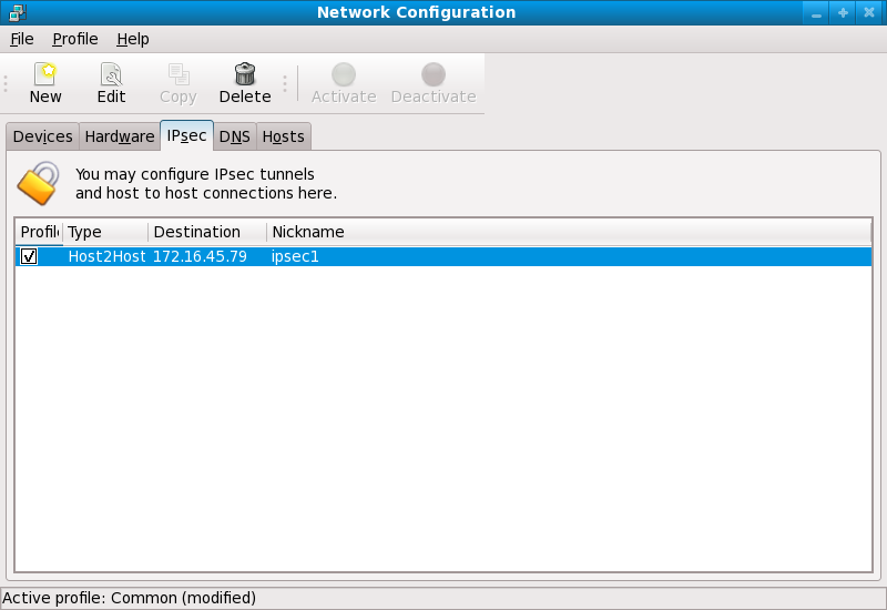 IPsec verbinding