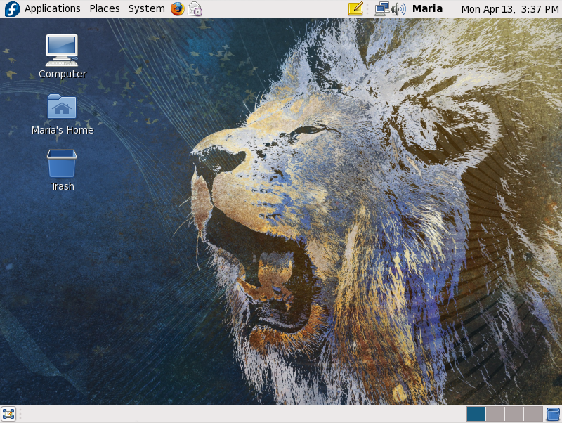 The GNOME desktop