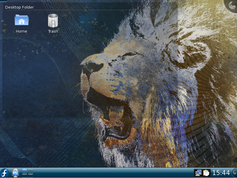 The KDE desktop