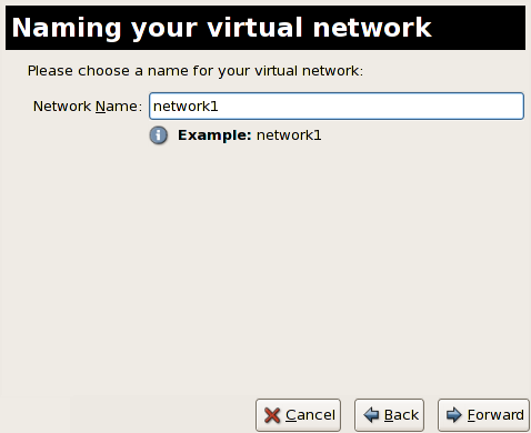 Naming your virtual network