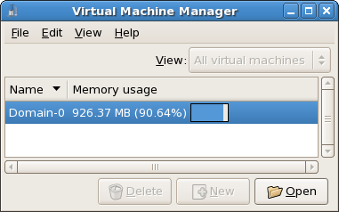 Displaying memory usage